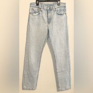 Levi Strauss Men's Straight Jeans in Light Blue